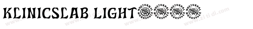 Klinicslab Light字体转换
